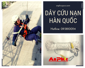 dây cứu nạn thoát hiểm RL3 dài 30m của Hàn Quốc