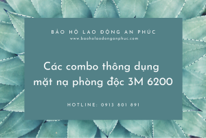 Mặt nạ phòng độc 3M 6200 kèm phin lọc