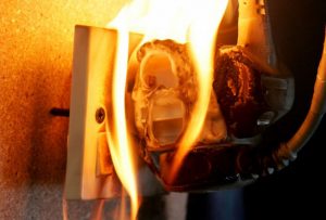 cháy thiết bị điện