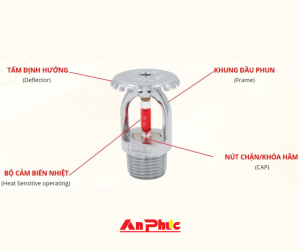 Cấu tạo đầu phun sprinkler