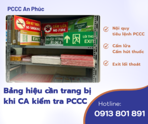 Các bảng hiệu PCCC