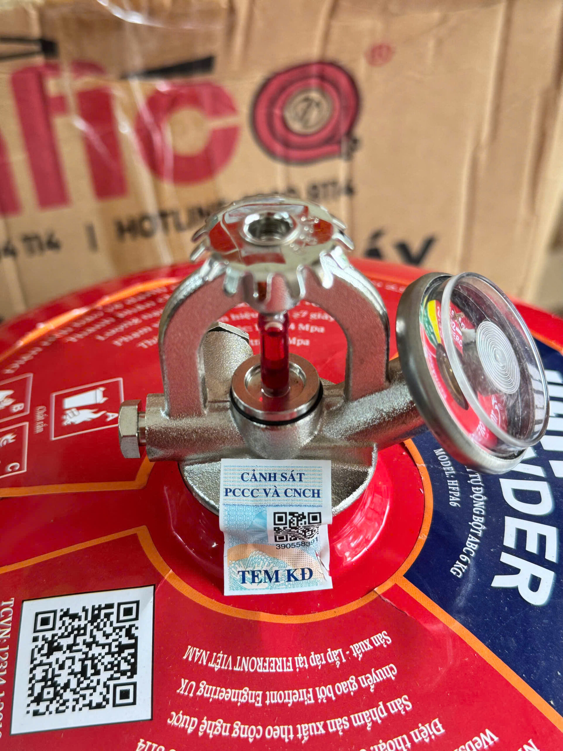 Bình cầu Hafico tự động chữa cháy