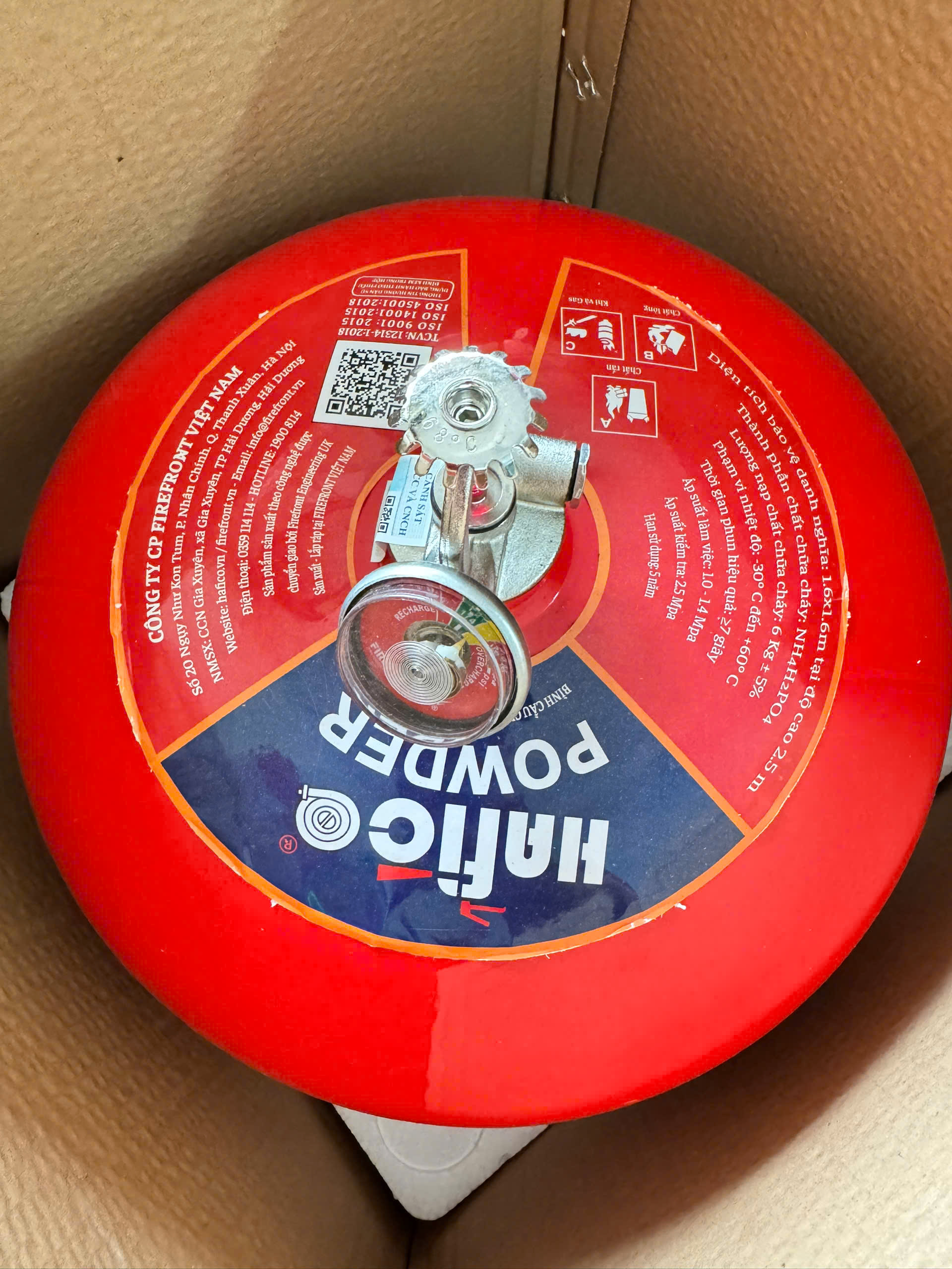 Bình cầu chữa cháy Hafico