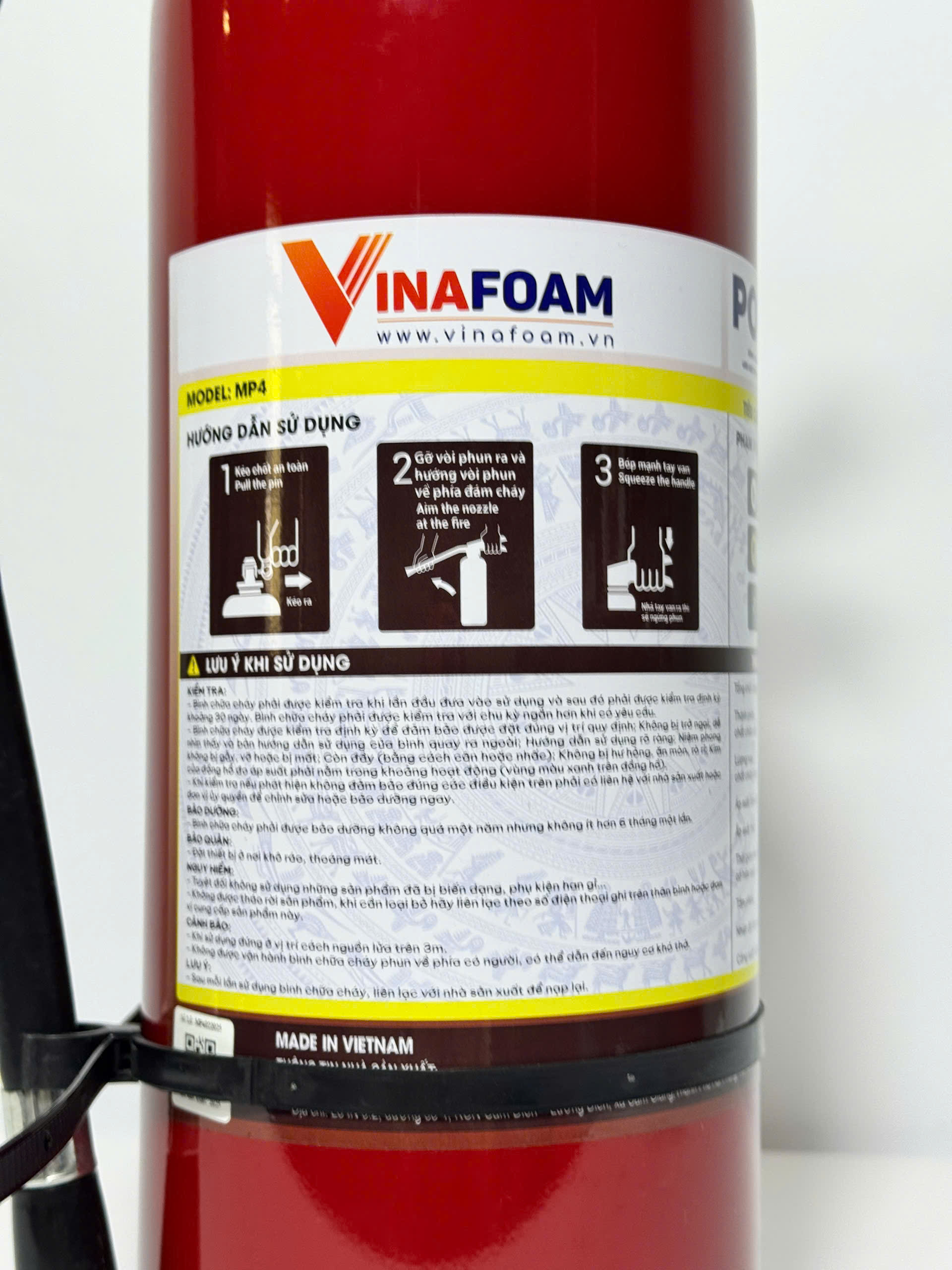 Bình chữa cháy bột ABC 4kg Vinafoam-6