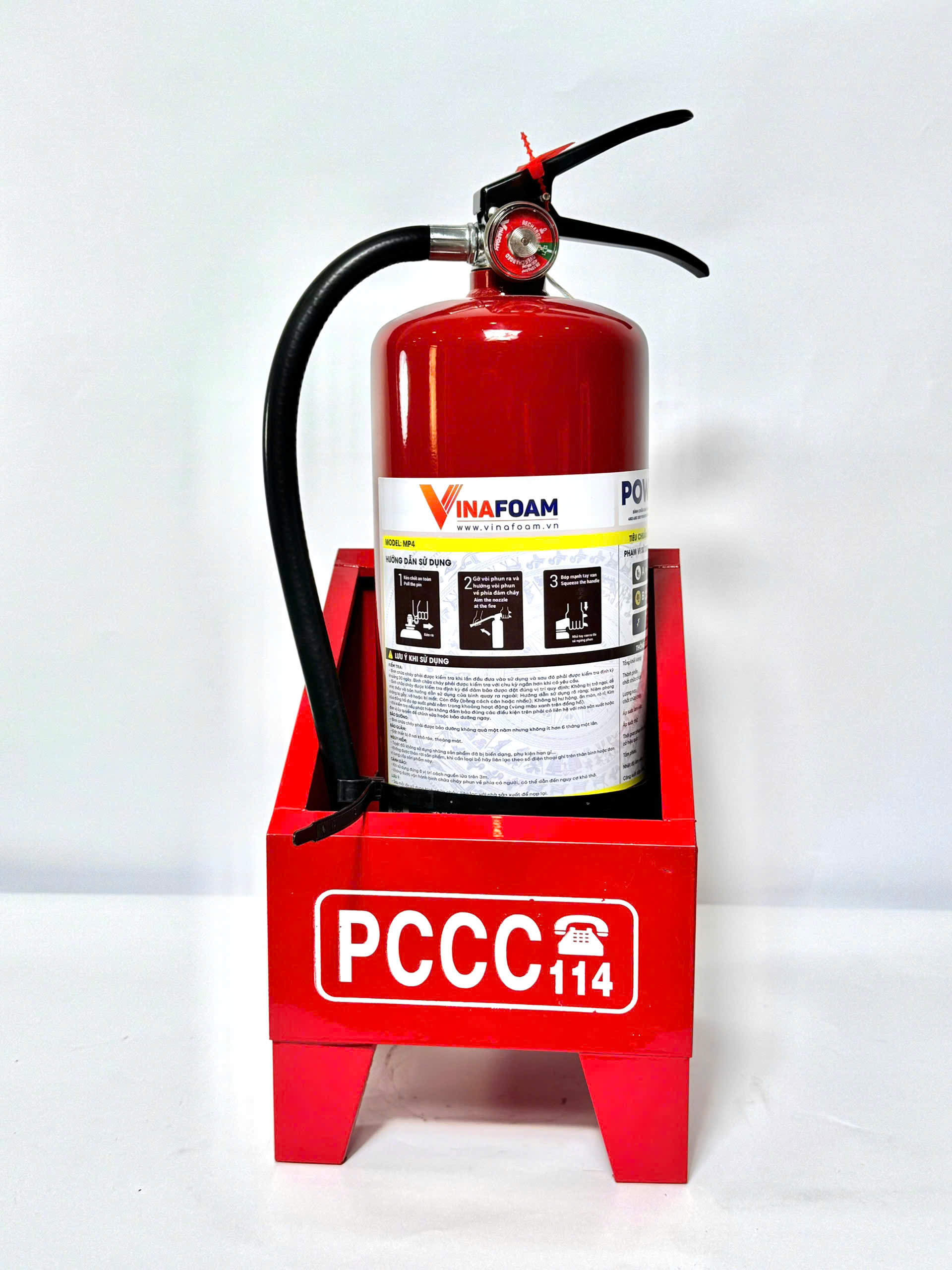 Bình chữa cháy bột ABC 4kg Vinafoam