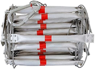 Thang dây chống cháy bậc nhôm vạch đỏ phản quang